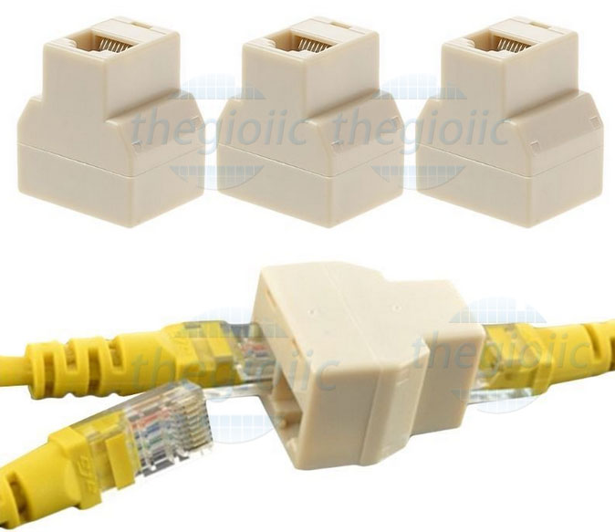 Cổng Chia Enthernet Cái Cái 1 To 2 RJ45