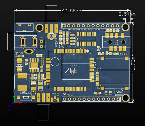 Module Sim A7 GSM GPRS GPS