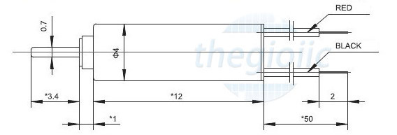  Động Cơ Coreless 4X12MM 