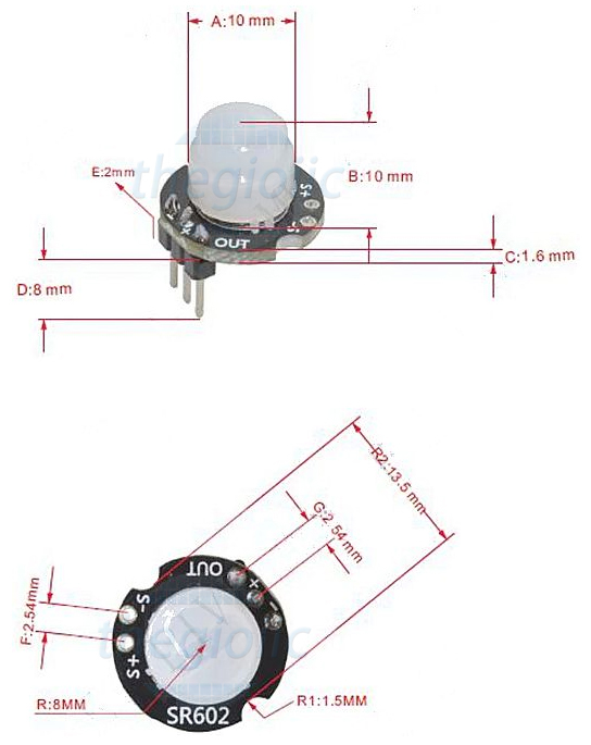 MH-SR602 Cảm Biến Chuyển Động PIR