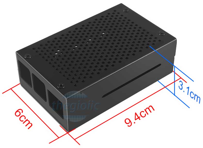 Hộp Raspberry Pi4 Vỏ Nhôm