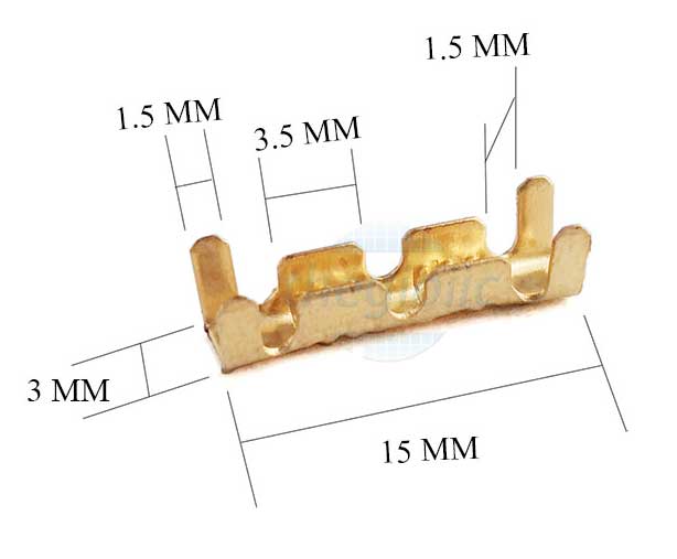 Đầu Cosse Nối Dây Chữ U Dạng Trần 0.5-1.5mm