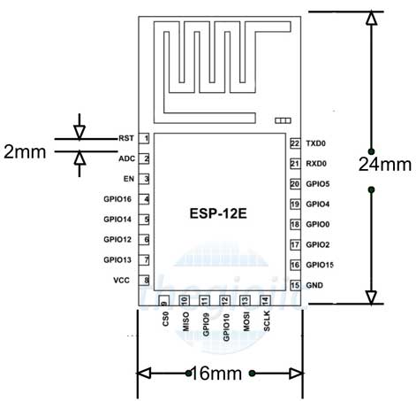 ESP-12E ESP8266 Mạch Thu Phát WiFi