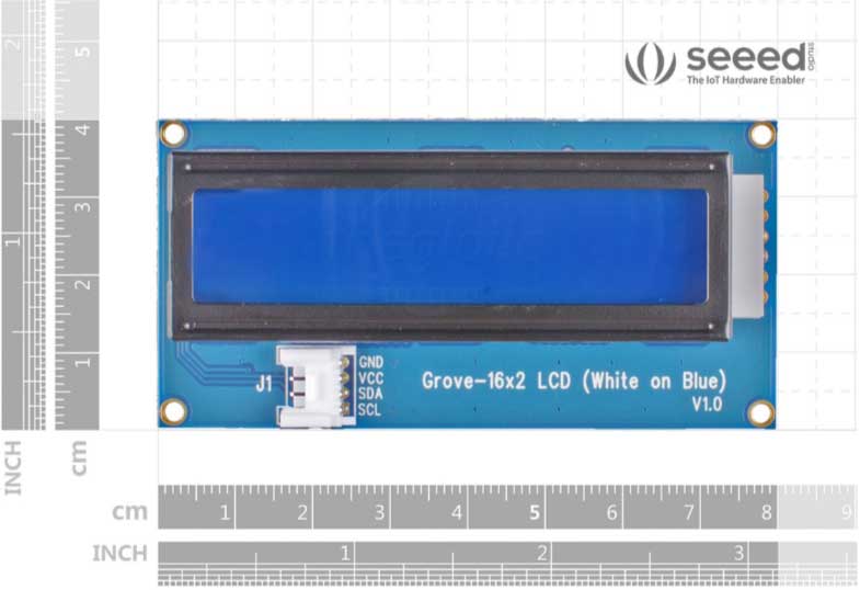 Grove - LCD 1602 Nền Xanh Dương Chữ Trắng