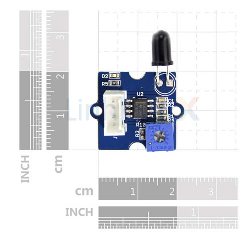 Grove - Mạch Cảm Biến Báo Cháy V1.0