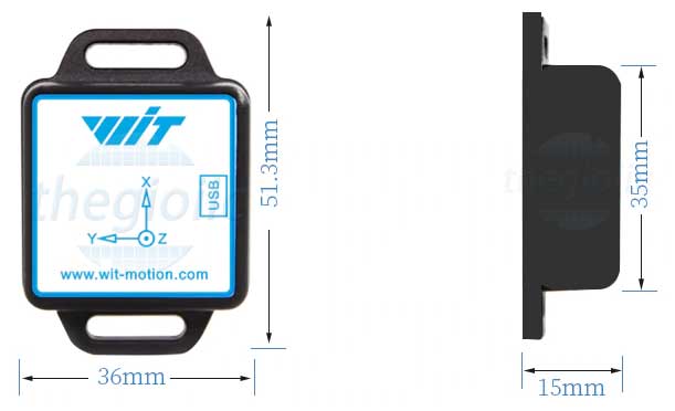 WT901BLECL BLE 5.0 Mạch Cảm Biến Con Quay Gia Tốc Từ Trường 3 Trục Giao Tiếp TTL