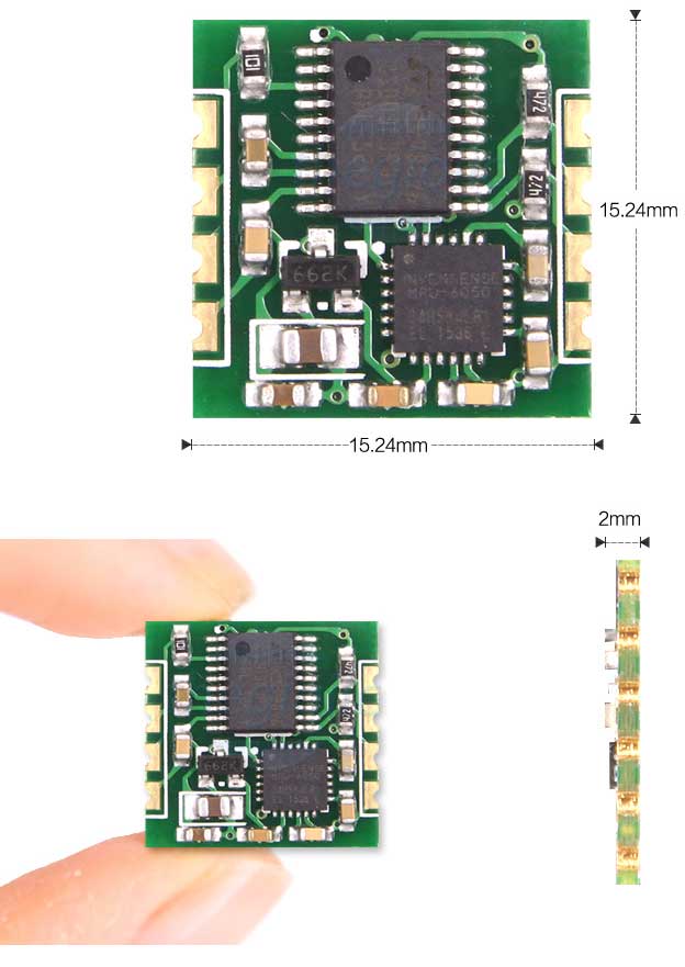 WT61 MPU6050 Mạch Cảm Biến Gia Tốc Vận Tốc Góc 6 Trục Bluetooth Giao Tiếp TTL I2C