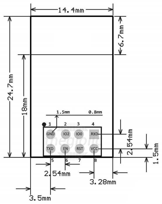 ESP-01 AI-Thinker ESP8266 WiFi Module