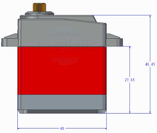 TD8120MG  Động Cơ Servo Giảm Tốc RC 180 Độ, 20 Kg.cm, 4.8 → 6 V