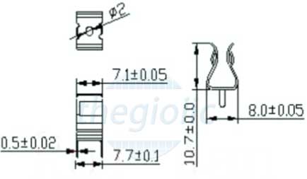 Đế Cầu Chì 6x30mm Hàn PCB