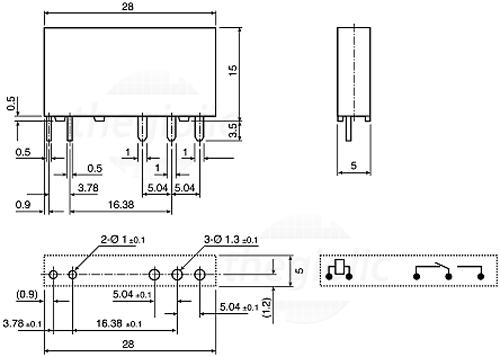 HF49FD-24-ZS Rơ Le 24VDC 6A SPDT