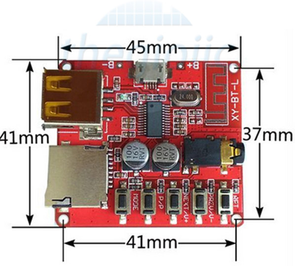 BLE4.1 Mạch Phát Âm Thanh Từ Thẻ Nhớ Bằng Bluetooth