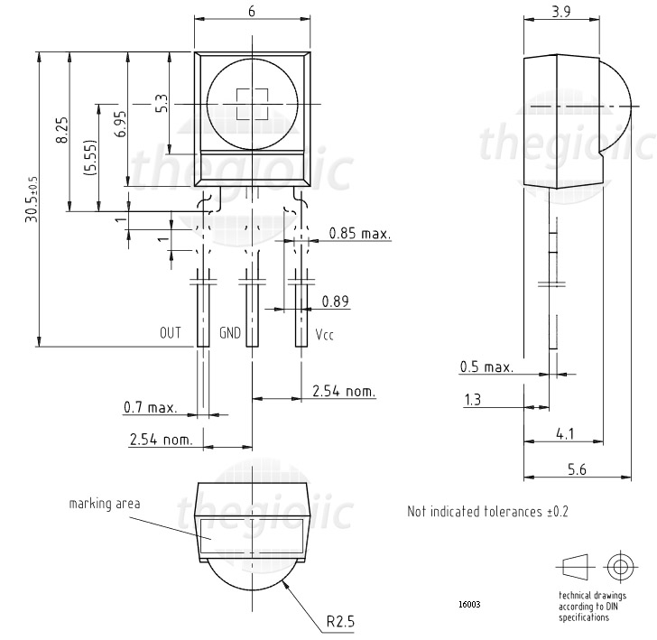 HS0038B LED Thu Hồng Ngoại