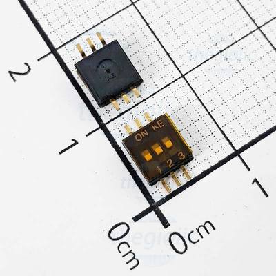 Công Tắc DIP Switch Dán SMD 3 Bit 1.27mm