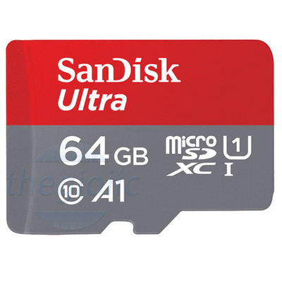 Thẻ nhớ Micro SDXC Sandisk 64GB Class10 Ultra, Ghi 10Mb/s, Đọc 48Mb/s