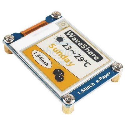 LCD E-Ink Vàng Đen Trắng 1.54inch 152 x 152 Giao Tiếp SPI, SKU: 14267