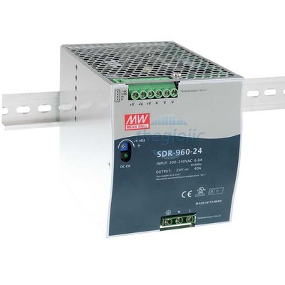 SDR-960-48 Nguồn Mean Well Gắn Ray 48V 20A