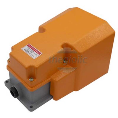 LTH-1/6 Công Tắc Bàn Đạp Chân Vỏ Nhôm Màu Vàng 380V 15A