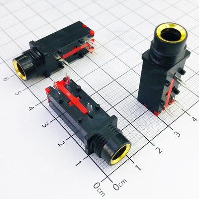 PJ-309 Cổng Audio 6.35mm 3 Cực 3 Chân Hàn PCB