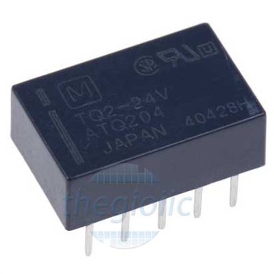 TQ2-24V Relay Tần Số Cao 24VDC 10Chân DPDT