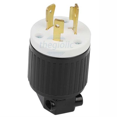 LK6322 USA NEMA L6-20P Đầu AC Nối Dây 250V 20A 3 Chân