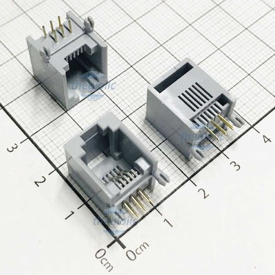 Cổng RJ11 Cái 6P6C 6 Chân Hàn PCB