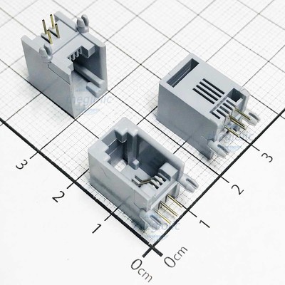 Cổng RJ11 Cái 4P4C 4 Chân Hàn PCB