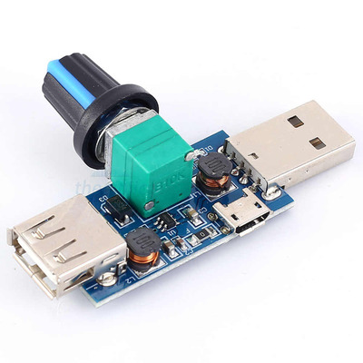 Module Điều Chỉnh Điện Áp USB MicroUSB 5V Ra 2.5-8V USB Cái