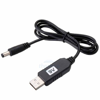 Cáp Chuyển Đổi Nguồn USB 5V Sang 9V Cổng DC