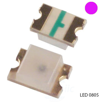 LED Tím 0805 Dán SMD Trong Suốt