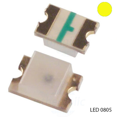 LED Vàng 0805 Dán SMD Trong Suốt