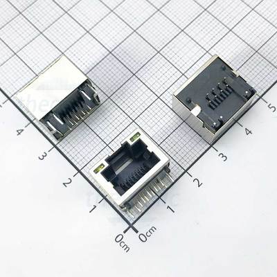 Cổng RJ45 Cái 8P8C 8 Chân Có LED 15x16.2mm