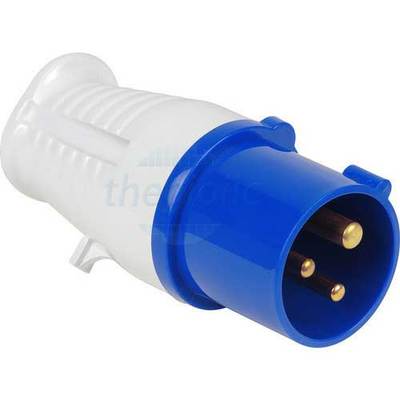 SH-023 Phích Cắm Công Nghiệp 2P+E 32A 230VAC Xanh Dương