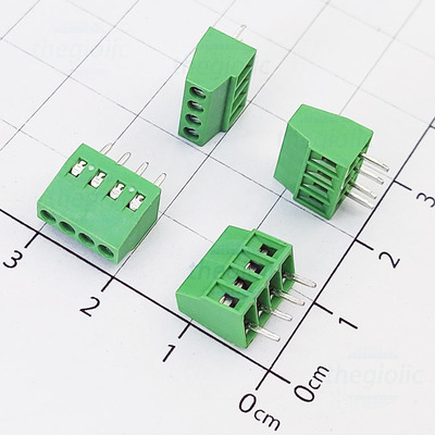 KF120-4-V Domino 4 Chân Thẳng 2.54mm 150V 6A Hàn PCB