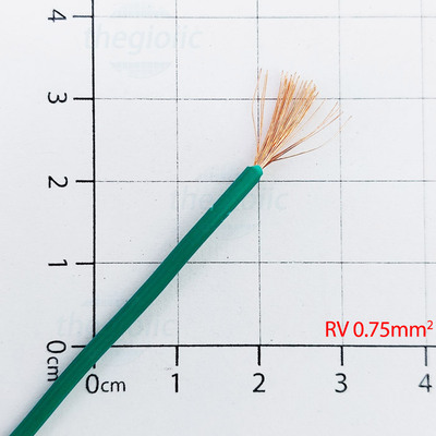 Dây Tín Hiệu RV-0.75 18AWG Màu Xanh Lá Lõi Đồng 0.75mm2