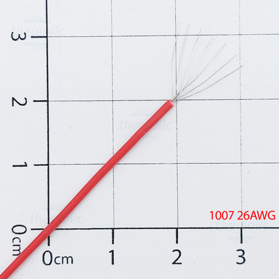 Dây Tín Hiệu 1007 26AWG Màu Đỏ