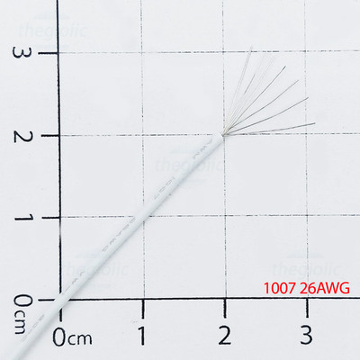 Dây Tín Hiệu 1007 26AWG Màu Trắng