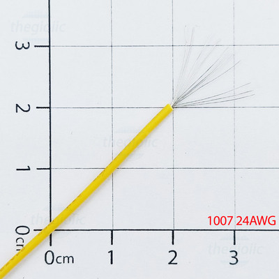 Dây Tín Hiệu 1007 24AWG Màu Vàng