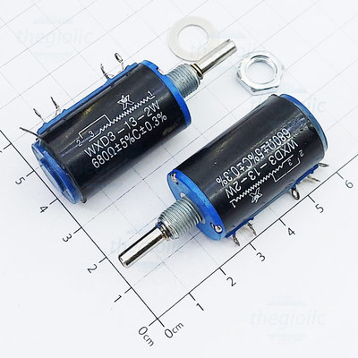 WXD3-13-681 Biến Trở 680 Ohm 2W 5% 10 Vòng