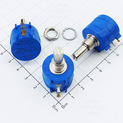 3590S-501 Biến Trở 500 Ohm 2W 5% 10 Vòng