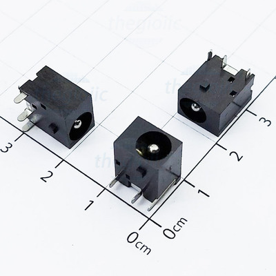 DC044 Đầu Nối Nguồn DC Cái 5521 Hàn PCB Kim 2.1mm