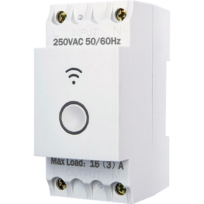 CB20A-WIFI Công Tắc Wifi Thanh Ray Hai Cực