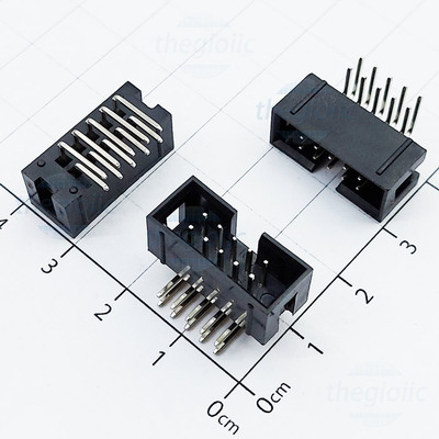 Cổng DC3 10 Chân 2 Hàng 2.54mm Chân Cong