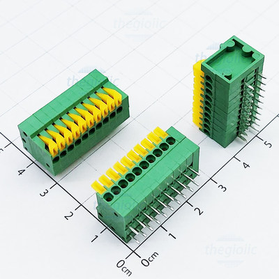 KF141-2.54-10-R Terminal Block 10 Tiếp Điểm Cắm Dây Ngang 2.54mm 150V 2A