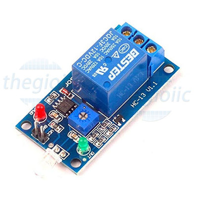 Mạch Cảm Biến Ánh Sáng Relay Photodiode 12V