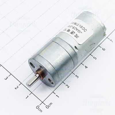 GA25-370 Động Cơ Giảm Tốc 6VDC, 77 rpm, Trục 4mm