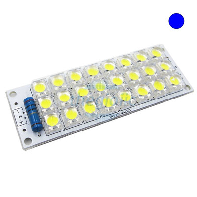 Mạch 24 LED Màu Xanh Dương Piranha 5mm Siêu Sáng 12VDC