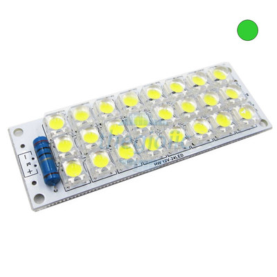 Mạch 24 LED Màu Xanh Lá Piranha 5mm Siêu Sáng 12VDC