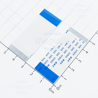 Cáp FFC 40 Chân 0.5mm Ngược Hướng Dài 5cm