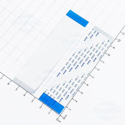 Cáp FFC 50 Chân 0.5mm Ngược Hướng Dài 10cm